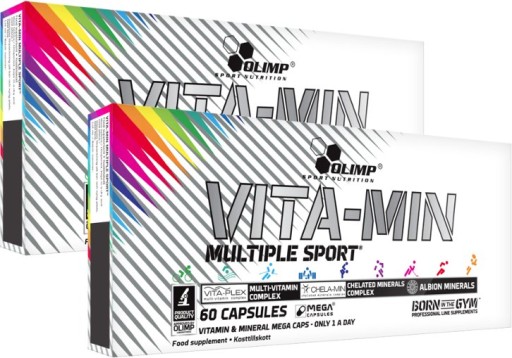 OLIMP VITA MIN 2x60KAP MULTIPLE SPORT WITAMINY 120 KOMPLEKS WITALNOŚĆ