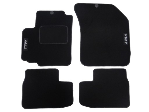 OPEL AGILA B 2008-2014 DYWANIKI WELUROWE 8mm