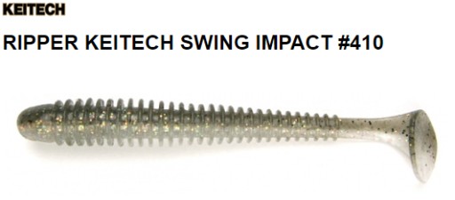 Keitech Swing Impact 3'' #410 Crystal Shad