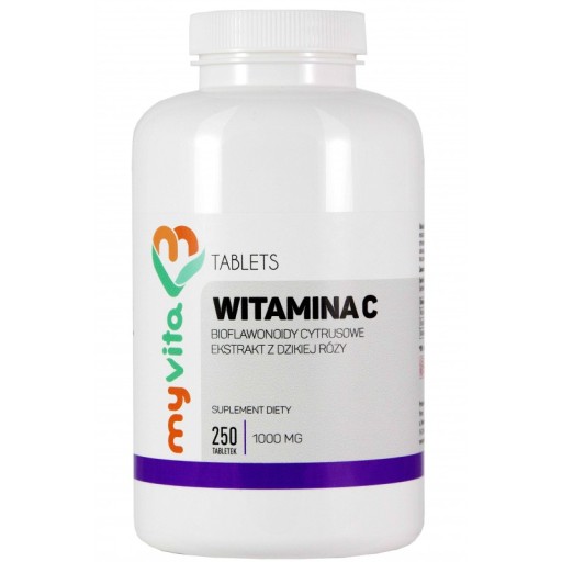 MyVita WITAMINA C 1000mg bioflawonoidy 250t