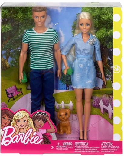 BARBIE I KEN SPACER Z PIESKIEM FTB72