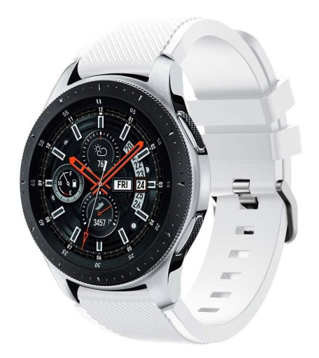 BIAŁY silikonowy pasek SAMSUNG GALAXY WATCH 46mm