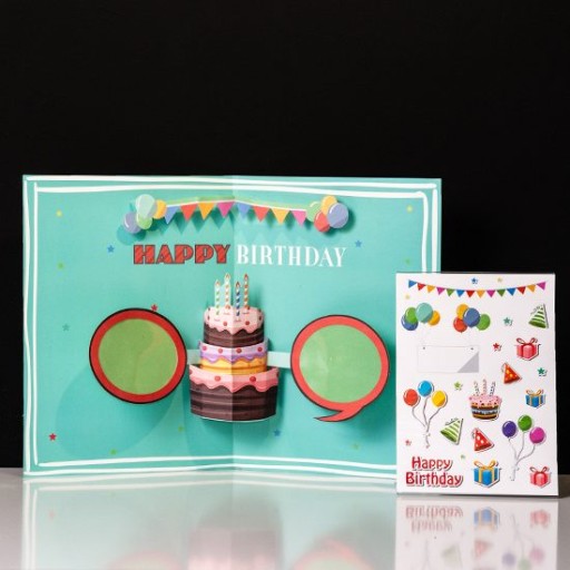 Karta urodzinowa na zdjęcia Instax DIY 44 x 30 cm