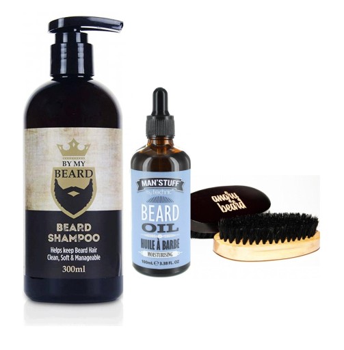 Olejek do Brody 100ml,szamp By My Beard+SZCZOTKA