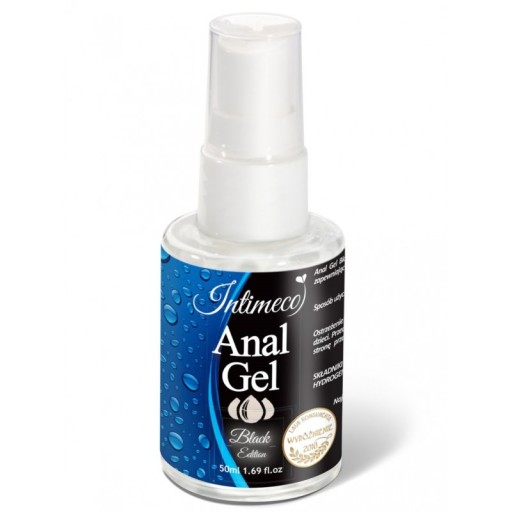 INTIMECO ANAL GEL BLACK ŻEL NAWILŻAJĄCY 50ml WODNY