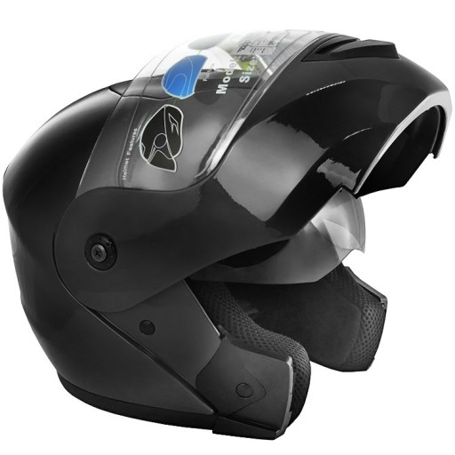KASK SZCZĘKOWY FLIP-UP MOTOCYKLOWY MOTOR SKUTER M