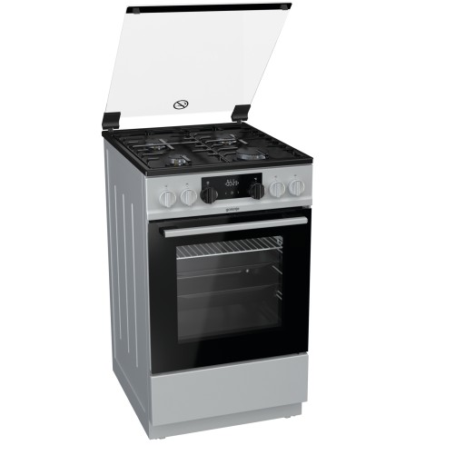 Kuchnia Gorenje Inox Termoobieg Grill AquaClean 275st/C 70L 85/50cm OUTLET