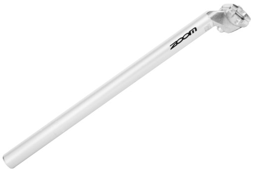 Sztyca Wspornik ZOOM SP-C207 26,2mm x 400mm Srebrna