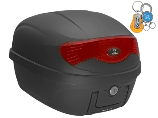 KUFER BAGAŻNIK 30L NA KASK SKUTER MOTOCYKL + PŁYTA