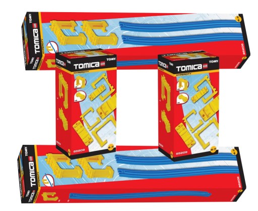 TOMICA - MEGA ZESTAW TORY ZJAZDOWE I PODPORY