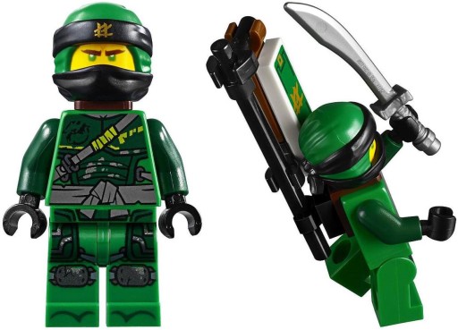 Lego figurka @@ LLOYD +BROŃ +FLAGA @@z zest. 70658