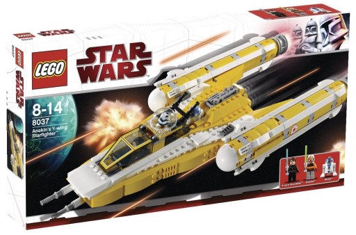 lego star wars 8037 MYŚLIWIEC ANAKIN Y-WING R2-D2