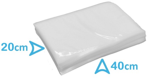 Worki 20x40 do pakowania próżniowego vacuum PA/PE 100 szt