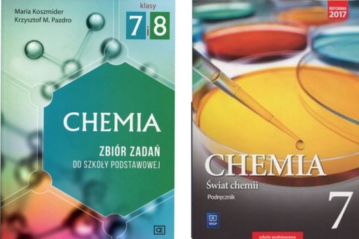 Chemia 7-8 Zbiór zadań PAZDRO+ Świat chemii 7 Podr