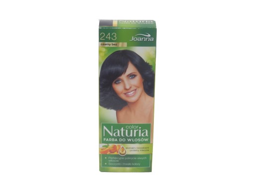 JOANNA NATURIA FARBA DO WŁOSÓW CZARNY BEZ 243