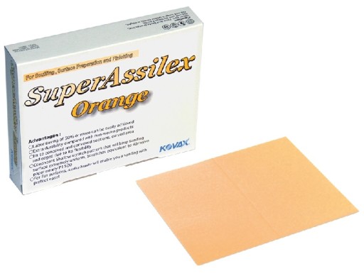 KOVAX SUPER ASSILEX ORANGE P1200 RZEP 130x170mm 1s