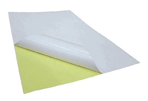 BIAŁA FOLIA SAMOPRZYLEPNA - DO WYDR. KOLOR- LASER