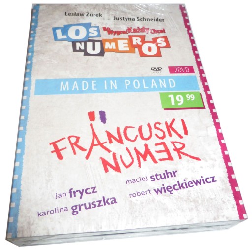 LOS NUMEROS FRANCUSKI NUMEREK MADE IN POLAND 2DVD