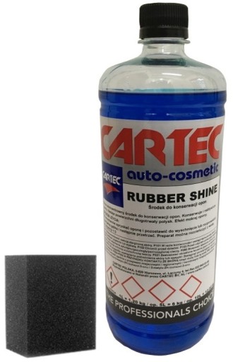 CARTEC RUBBER SHINE 1L Czernidło Efekt Mokrej Opon