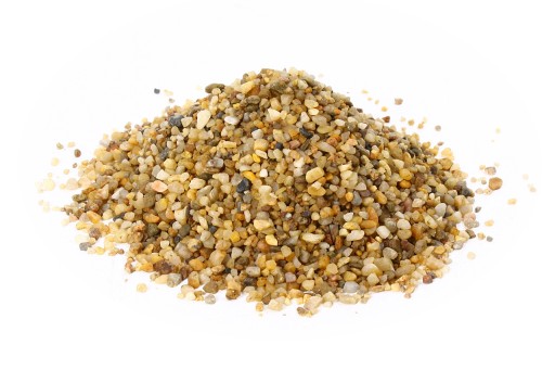 ŻÓŁTY żwirek,żwir,piasek kwarcowy 3-5mm 25kg