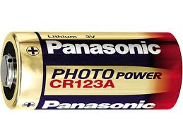 1 x bateria litowa PANASONIC PHOTO CR123 DL123A