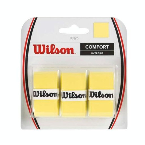 Ow. zewn. WILSON PRO OVERGRIP yellow 3 szt.