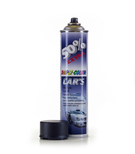 CAR'S MOTIP CZARNY MAT AKRYLOWY LAKIER FARBA SPRAY 600ML