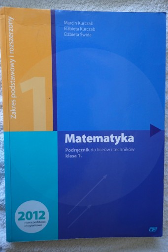 Matematyka 1 podręcznik z. rozszerzony OE