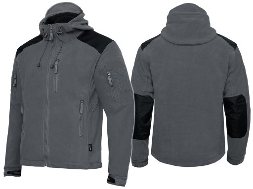TEXAR HUSKY ТАКТИЧЕСКАЯ ФЛИСОВАЯ ТОЛСТАЯ 360г СЕРАЯ ФЛИСОВАЯ КУРТКА XXL