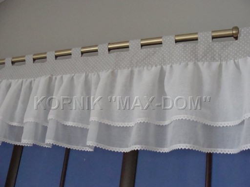 *LAMBREKIN zazdroska łuk shabby bawełna KRATKA kro