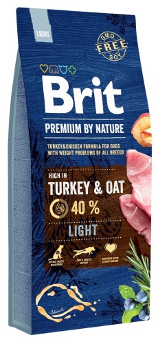 BRIT PREMIUM BY NATURE LIGHT 15KG