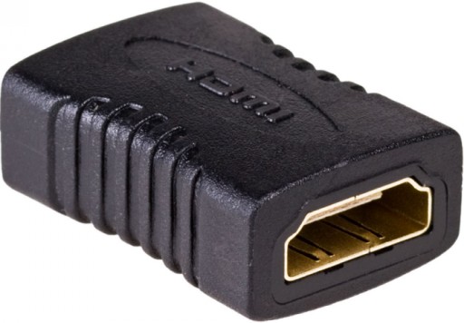 AKYGA ADAPTER ZŁĄCZKA HDMI-F / HDMI-F GOLD NOWA