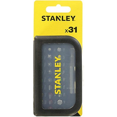 STANLEY ZESTAW BITÓW 31 ELEMENTÓW BITY + ADAPTER