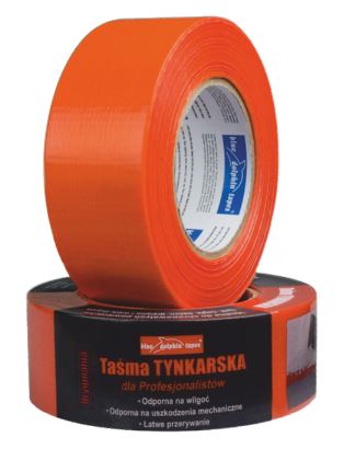 TAŚMA TYNKARSKA BLUE DOLPHIN POMARAŃCZOWA 24MM