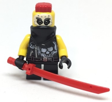 Lego Ninjago @@@ NAILS +KATANA @@@ figurka z 70640