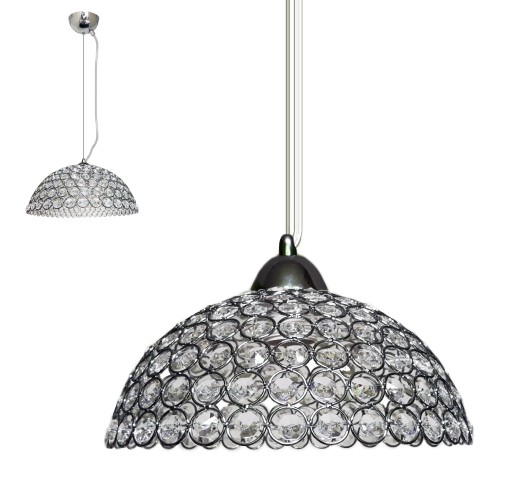 Lampa Plafon Sufitowy Żyrandol Kryształy Diamenty