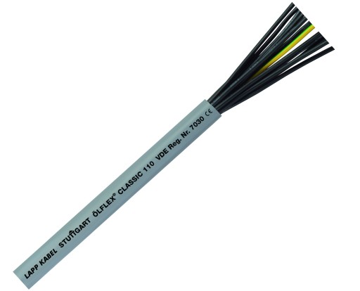 Kabel przewód 2x1,5 sterowniczy olejoodporny 500V