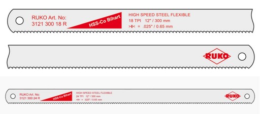 Brzeszczot 300mm /24 HSS-Co kobalt 312130024R RUKO