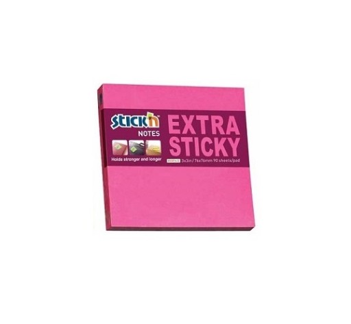 Notes samoprzylepny EXTRA STICKY 76 x 76 mm NEON