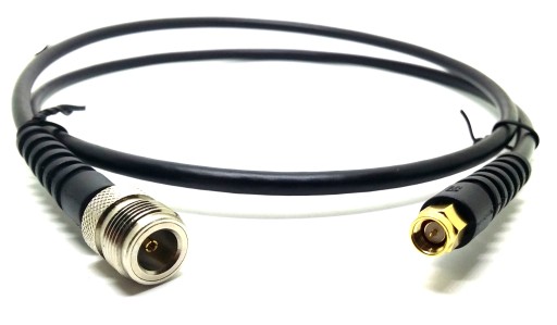 Kabel przyłącze przedłużacz H155 do anten GSM LTE wtyk SMA gniazdo N 3,5m