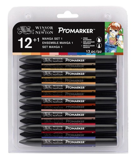 ProMarker W&N zestaw 13 pisaków Manga Set 1