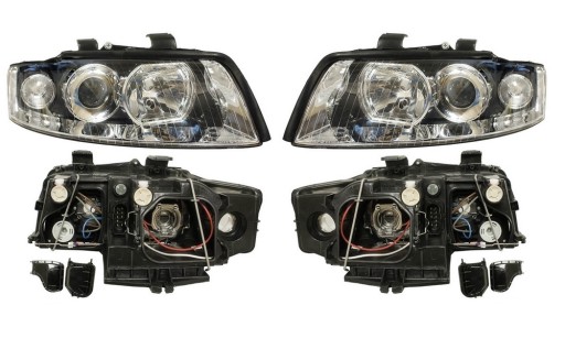 LAMPA Audi A4 B6 00-04 REFLEKTORY KOMPLET DEPO