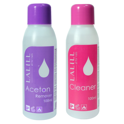 ZESTAW CLEANER i ACETON 100ml LAKIERU HYBRYDOWEGO