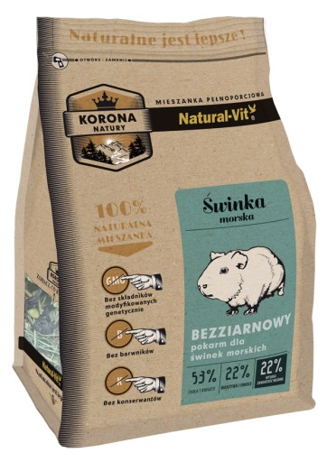 Natural-Vit Korona Natury dla Świnki Morskiej 750g