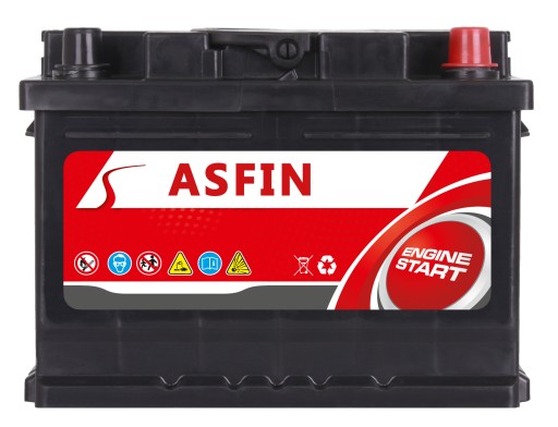 Akumulator ASFIN 12V 60Ah 570A (EN)