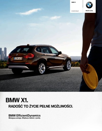 BMW X1 E84 prospekt 2012 polski 68 s.