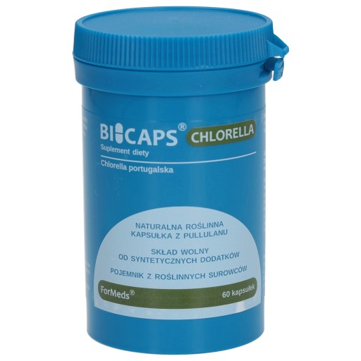 Formeds Bicaps Suplement - CHLORELLA ALGI MORSKIE na Detoks - 60 Kapsułek