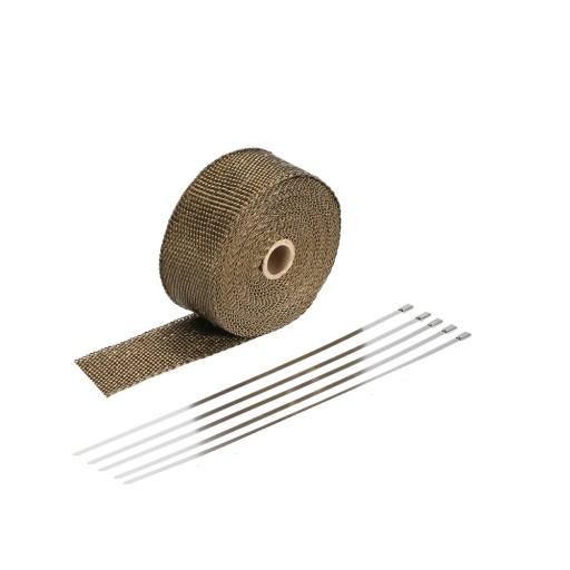Taśma osłona termiczna Taśma Bandaż 50mm x 2mm 30m Titanium TITAN