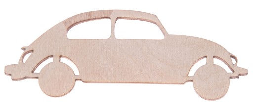 AUTO autko OZDOBA ze sklejki DECOUPAGE scrapki !!!