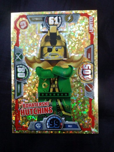 karta NINJAGO 3, limited edition LE8 BOHATERSKI HU